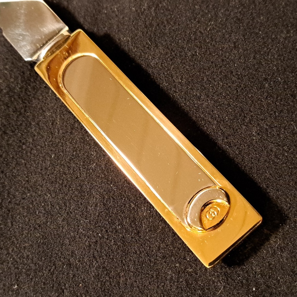 Gucci vintage brass and stainless carving knife - Picture 2 of 14